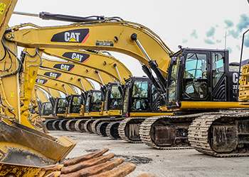 Used Heavy Equipment Fleet